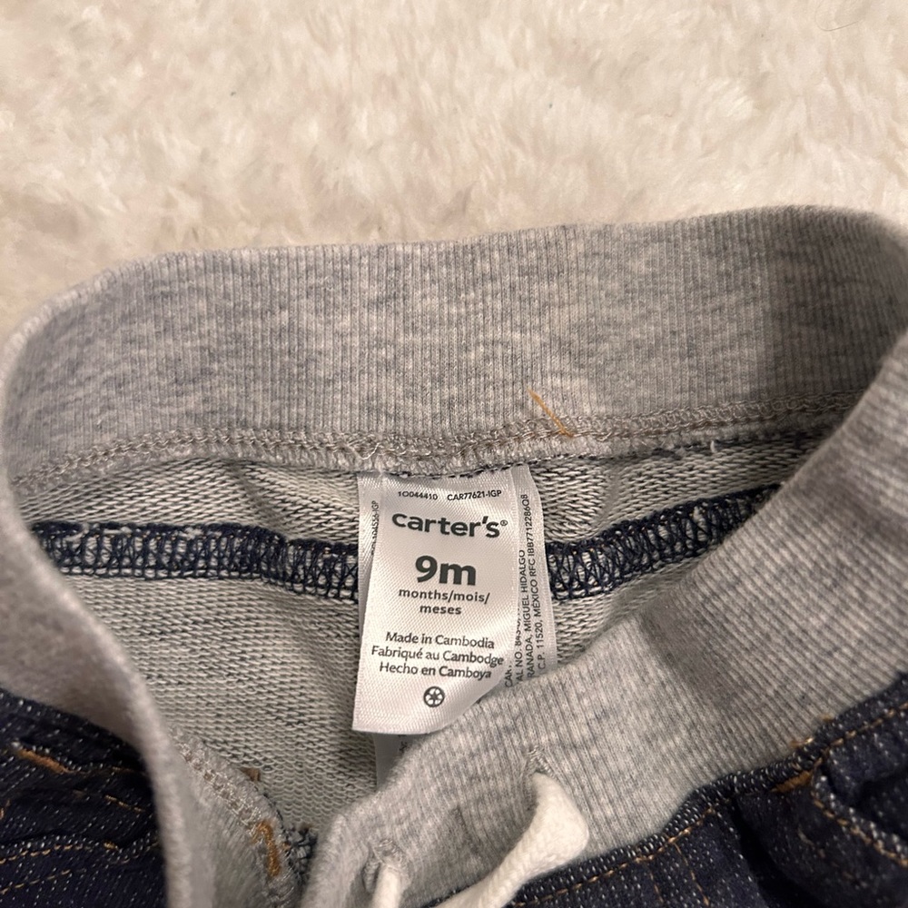 Carter’s jeans, three 9 months striped shirts!